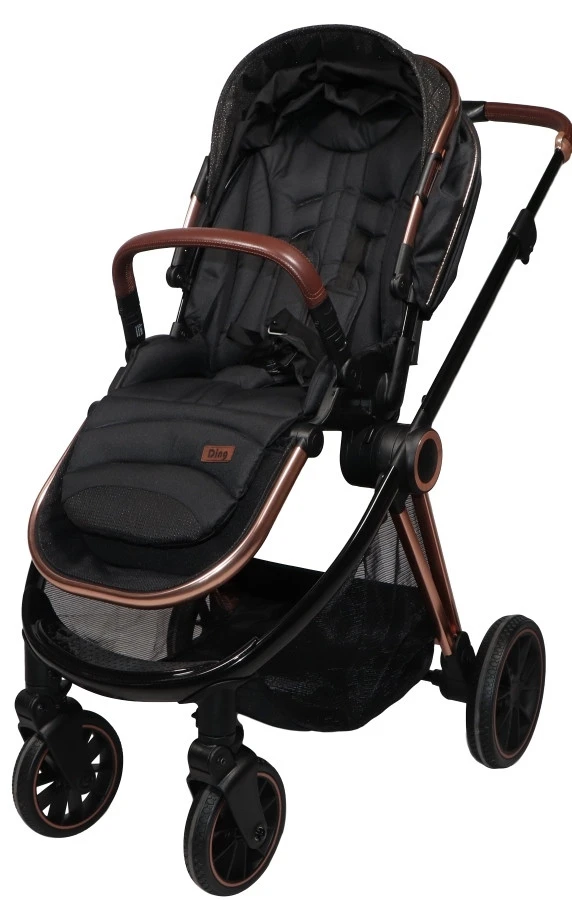 Ding Fenix Black/Rose Kinderwagen DI-191702 9 Ding Fenix Black/Rose Kinderwagen DI-191702 - Afbeelding 7