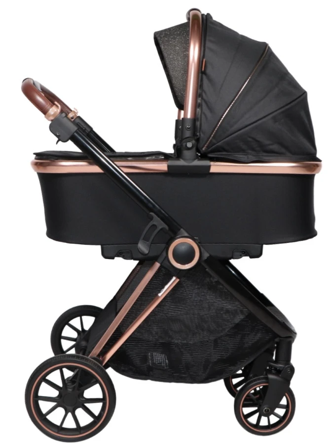 Ding Fenix Black/Rose Kinderwagen DI-191702 6 Ding Fenix Black/Rose Kinderwagen DI-191702 - Afbeelding 4