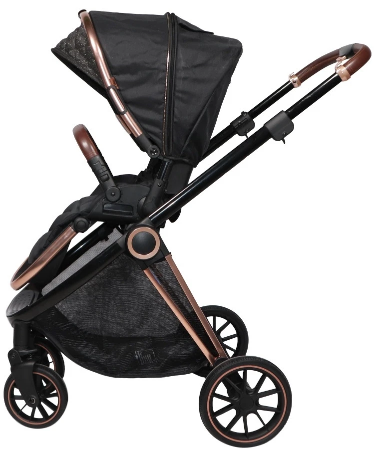 Ding Fenix Black/Rose Kinderwagen DI-191702 10 Ding Fenix Black/Rose Kinderwagen DI-191702 - Afbeelding 8