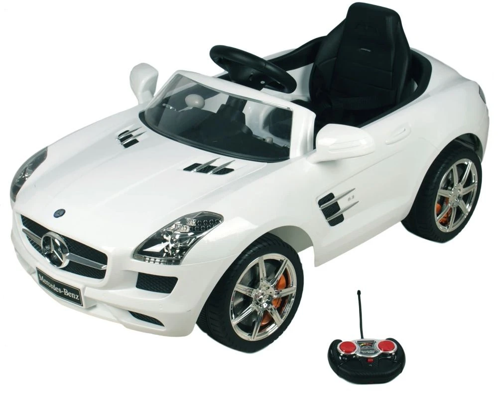 Eco Toys Mercedes SLS Wit Elektrische Kinderauto CLB-681r 4 Eco Toys Mercedes SLS Wit Elektrische Kinderauto CLB-681r - Afbeelding 2