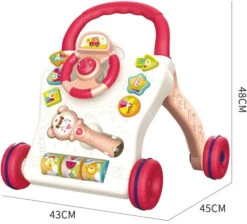 Eco Toys Roze Loopwagen Met Muziek CH79862 -Bekend Babyartikelen Winkel eco toys roze loopwagen met muziek ch79862 001 1920x1920