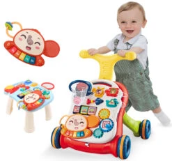 Eco Toys Study Desk Walker Yellow Loopwagen HC505278 -Bekend Babyartikelen Winkel eco toys study desk walker yellow loopwagen hc505278 3