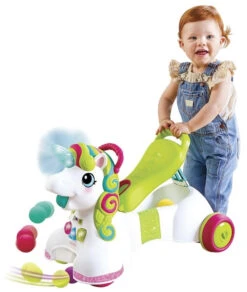 Infantino Sensory Smilin' Shimmer 3-in-1 Eenhoorn Loopwagen BK-227018 -Bekend Babyartikelen Winkel infantino sensory 3 in 1 eenhoorn loopwagen 5