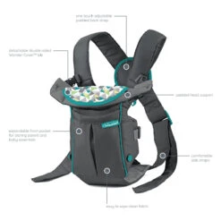 Infantino Swift Classic Grey Draagzak BK-300105 -Bekend Babyartikelen Winkel infantino swift classic grey draagzak bk 300105 5