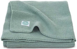 Jollein Basic Knit Forest Green 100x150 Cm Ledikantdeken 516-522-65219