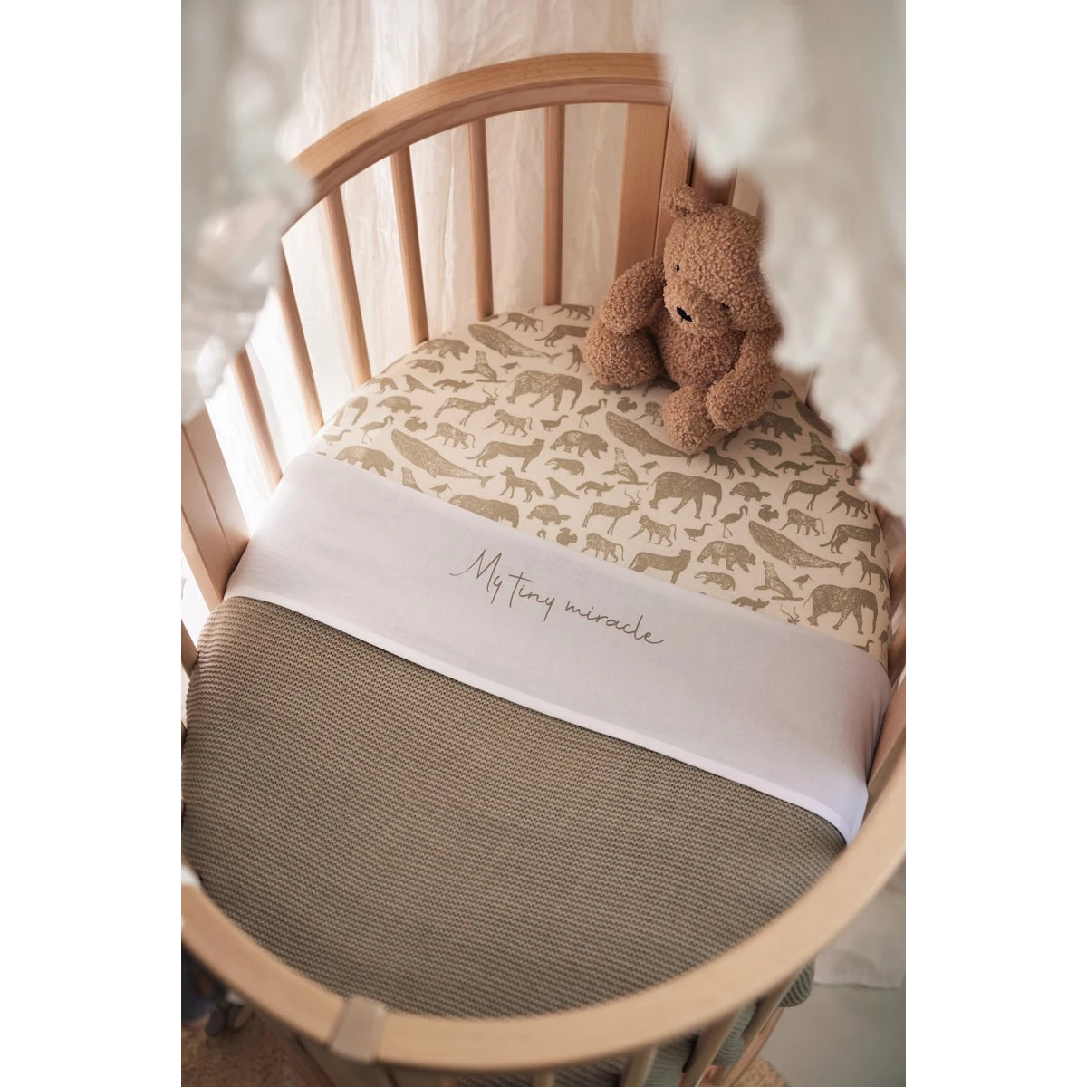 Jollein Basic Knit Olive Green 75 X 100 Cm Wiegdeken 516-511-67053 11 Jollein Basic Knit Olive Green 75 X 100 Cm Wiegdeken 516-511-67053 - Afbeelding 9