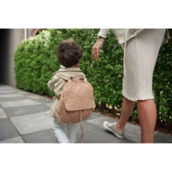 Jollein Boucle Naturel Rugtasje 057-591-66060 -Bekend Babyartikelen Winkel jollein boucle rugzakje .1