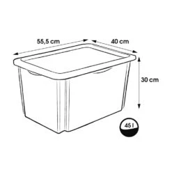 Keeeper Bambi Wit 45L Opbergbox 1223900126600 -Bekend Babyartikelen Winkel keeeper bambi wit 45l opbergbox 1223900126600 5