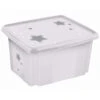 Keeeper Stars Wit 45L Opbergbox 1224351919600 -Bekend Babyartikelen Winkel keeeper stars wit 45l opbergbox 1224351919600 1