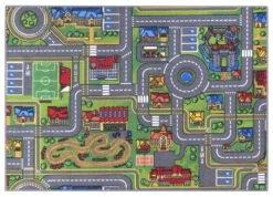 Kids Corner Playcity/Dino 95x113 Cm Omkeerbaar Vloerkleed En Speelmat -Bekend Babyartikelen Winkel kids corner playcity dino 95x113 cm omkeerbaar vloerkleed en speelmat 4 1