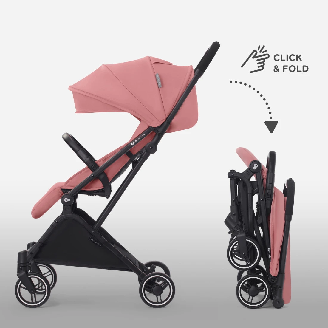 Kinderkraft Indy 2 Dhalia Pink Wandelwagen KSINDY00PNK0000 11 Kinderkraft Indy 2 Dhalia Pink Wandelwagen KSINDY00PNK0000 - Afbeelding 9