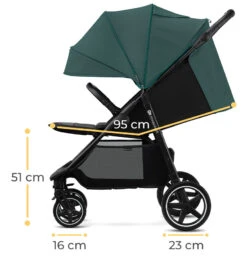 Kinderkraft Route Midnight Black Wandelwagen KSROUT00BLK0000 -Bekend Babyartikelen Winkel kinderkraft route emerald green wandelwagen ksrout00gre0000 10 2