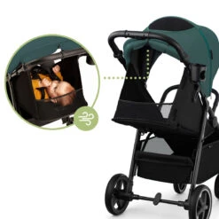 Kinderkraft Route Platinum Grey Wandelwagen KSROUT00GRY0000 -Bekend Babyartikelen Winkel kinderkraft route wandelwagen 23