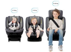 Kinderkraft Xpedition Grey 360º 0-36 Kg Isofix Autostoel KCXPED00GRY0000 -Bekend Babyartikelen Winkel kinderkraft xpedition 0 36 kg isofix autostoel 1 1