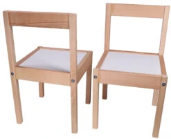 Kukka Wooden Set Tafel Met Stoeltjes KWS100 -Bekend Babyartikelen Winkel kukka houten tafel met stoeltjes wks100 5 1