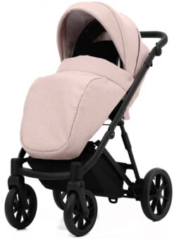 Kunert Ivento Premium Gold Deep Black 2-in-1 Kinderwagen IVE-12-GOLD -Bekend Babyartikelen Winkel kunert ivento black smoky pink 2 in 1 kinderwagen ive 11 black 10 2