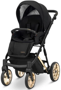 Kunert Ivento Premium Gold Deep Black 2-in-1 Kinderwagen IVE-12-GOLD -Bekend Babyartikelen Winkel kunert ivento premium gold deep black 2 in 1 kinderwagen ive 12 gold 3