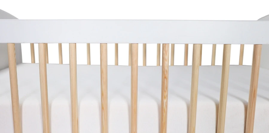 MamaLoes Ledikant Karolina Wit 60 X 120 Cm 5 MamaLoes Ledikant Karolina Wit 60 X 120 Cm - Afbeelding 3