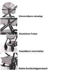 Lorelli Alexa Pearl Beige 3-in-1 Combi Kinderwagen Incl. Autostoel 1002129-2182D 32 Lorelli Alexa Pearl Beige 3-in-1 Combi Kinderwagen Incl. Autostoel 1002129-2182D -Bekend Babyartikelen Winkel lorelli 3 in 1 combi kinderwagen incl. autostoel 1002129 1