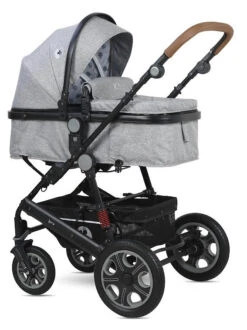 Lorelli Lora Cool Grey Elephants 3-in-1 Combi Kinderwagen Incl. Autostoel 1002128-2123D -Bekend Babyartikelen Winkel lorelli lora cool grey elephants 3 in 1 4