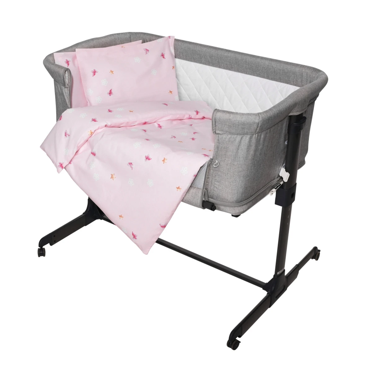 Lorelli Eva Pink Butterflies 5-delige Set Voor Wieg En Ledikant 2080114-5801 4 Lorelli Eva Pink Butterflies 5-delige Set Voor Wieg En Ledikant 2080114-5801 - Afbeelding 2