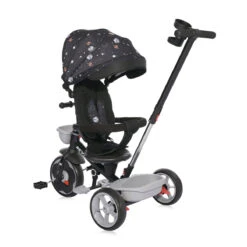 Lorelli Revel Black Cosmos Driewieler 1005063-2345 -Bekend Babyartikelen Winkel lorelli revel black cosmos driewieler 8