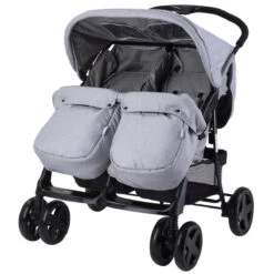 Lorelli Twin Cool Grey Duowagen Incl. Luiertas 1002007-2386 -Bekend Babyartikelen Winkel lorelli twin cool grey duowagen incl. luiertas 1002007 2386 1