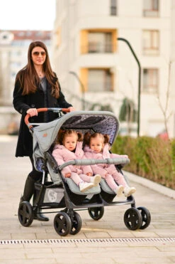 Lorelli Twin Cool Grey Duowagen Incl. Luiertas 1002007-2386 -Bekend Babyartikelen Winkel lorelli twin duowagen 14