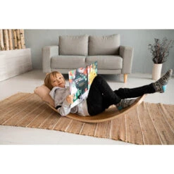 Luna Toys Beige Kussen Voor Balansbord LU-00582 -Bekend Babyartikelen Winkel luna toys beige kussen voor balansbord 4