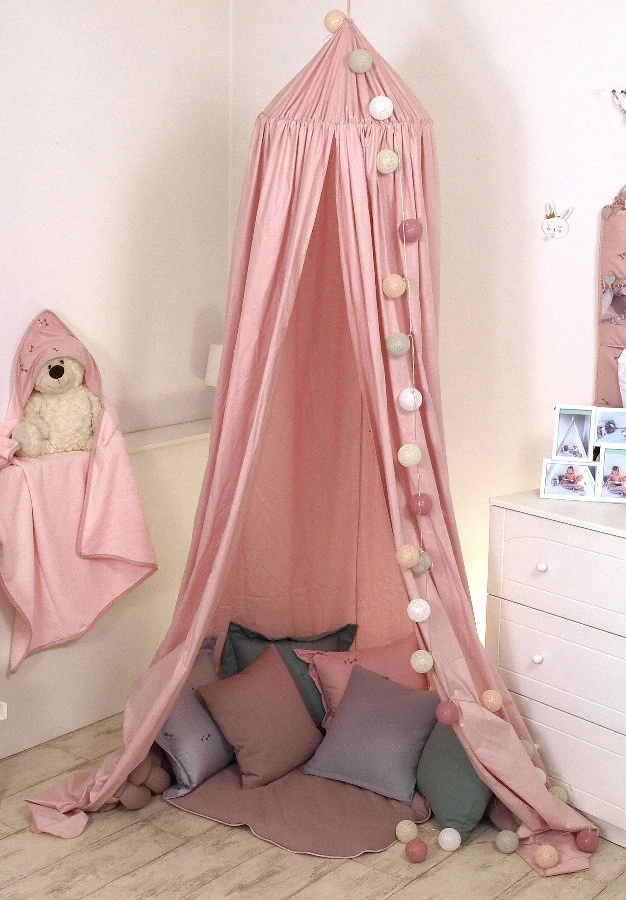 MamaLoes Amy Pure Roze Klamboe 80052 5 MamaLoes Amy Pure Roze Klamboe 80052 - Afbeelding 3