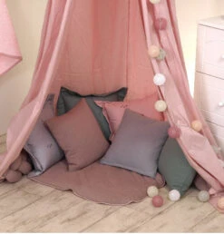 MamaLoes Amy Pure Roze Klamboe 80052 7 MamaLoes Amy Pure Roze Klamboe 80052 -Bekend Babyartikelen Winkel mamaloes amy pure roze klamboe 80052 1