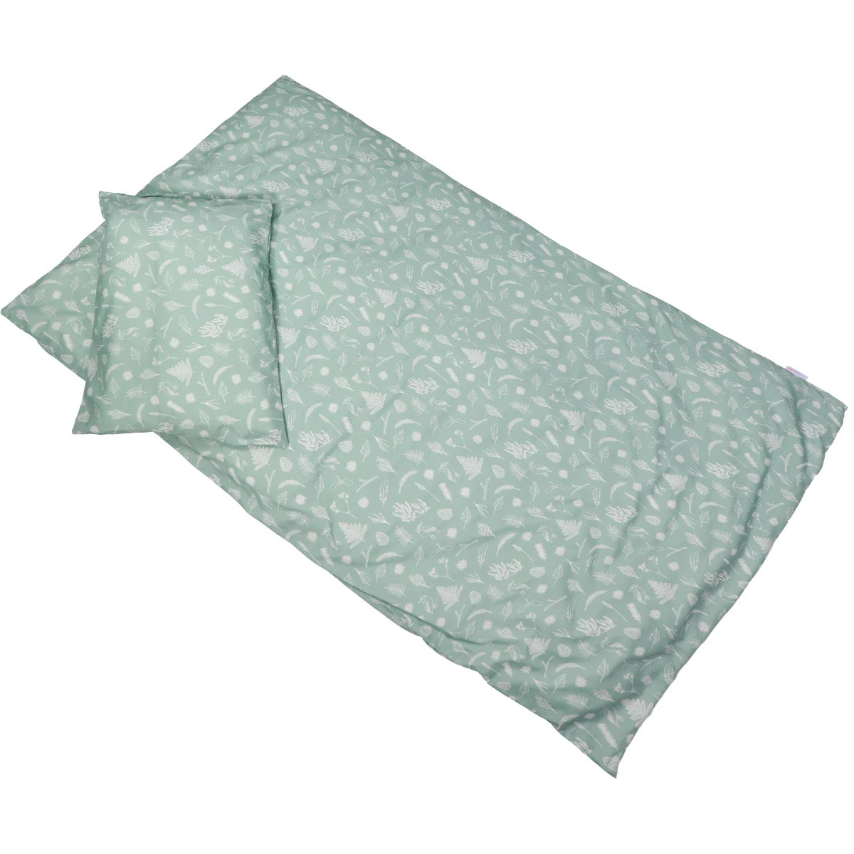 MamaLoes Botanical Stone Green 100x140cm Dekbedovertrek ML020604 4 MamaLoes Botanical Stone Green 100x140cm Dekbedovertrek ML020604 - Afbeelding 2
