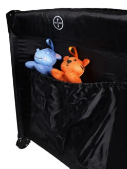 Ding Deluxe Grey Campingbedje Incl. Bodemverhoger -Bekend Babyartikelen Winkel mamaloes ding deluxe black campingbedje incl. bodemverhoger 13 1