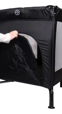Ding Deluxe Black Campingbedje Incl. Bodemverhoger -Bekend Babyartikelen Winkel mamaloes ding deluxe black campingbedje incl. bodemverhoger 8
