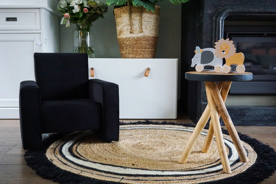 Ding Jamie Velvet Roze Kinderfauteuil DI-34206 8 Ding Jamie Velvet Roze Kinderfauteuil DI-34206 - Afbeelding 6