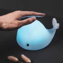 Eco Toys Dolfijn Oplaadbaar Nachtlampje HC500241 -Bekend Babyartikelen Winkel mamaloes eco toys dolfijn kleuren nachtlampje hc500241 2