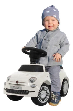 Eco Toys Fiat 500 Wit Loopauto HZ8620 -Bekend Babyartikelen Winkel mamaloes eco toys fiat 500 wit loopauto hz8620 1