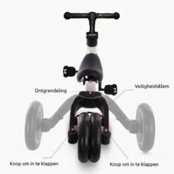 Eco Toys Geel 4-in-1 Loopfiets HC492494 -Bekend Babyartikelen Winkel mamaloes eco toys rood 2 in 1 loopfiets hc492494 2 1