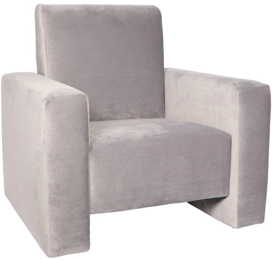 Ding Jamie Velvet Grijs Kinderfauteuil DI-34204 4 Ding Jamie Velvet Grijs Kinderfauteuil DI-34204 - Afbeelding 2