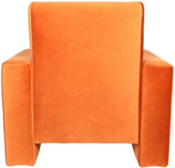 Ding Jamie Velvet Sienna Kinderfauteuil DI-34202 -Bekend Babyartikelen Winkel mamaloes kinderfauteuil velvet oranje 03k