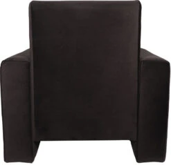 Ding Jamie Velvet Zwart Kinderfauteuil DI-34203 -Bekend Babyartikelen Winkel mamaloes kinderfauteuil velvet zwart 03k