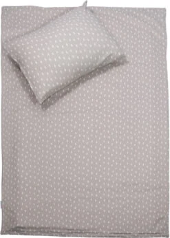 MamaLoes Paint Stone Grey 100x140cm Dekbedovertrek ML4041