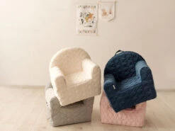 Albero Mio Velvet Grijs Kinderfauteuil -Bekend Babyartikelen Winkel mamaloes velvet grijs kinderfauteuil 4