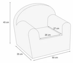 Albero Mio Velvet Grijs Kinderfauteuil -Bekend Babyartikelen Winkel mamaloes velvet grijs kinderfauteuil 5