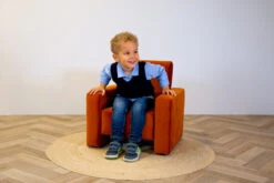 Ding Jamie Velvet Sienna Kinderfauteuil DI-34202 -Bekend Babyartikelen Winkel mamaloesding jamie