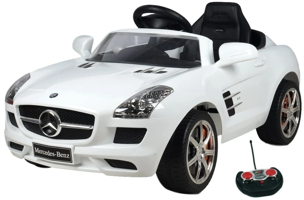 Eco Toys Mercedes SLS Wit Elektrische Kinderauto CLB-681r 3 Eco Toys Mercedes SLS Wit Elektrische Kinderauto CLB-681r