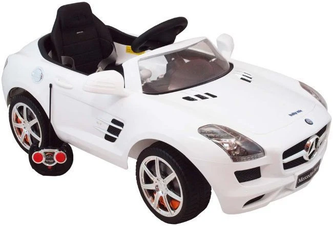 Eco Toys Mercedes SLS Wit Elektrische Kinderauto CLB-681r 5 Eco Toys Mercedes SLS Wit Elektrische Kinderauto CLB-681r - Afbeelding 3