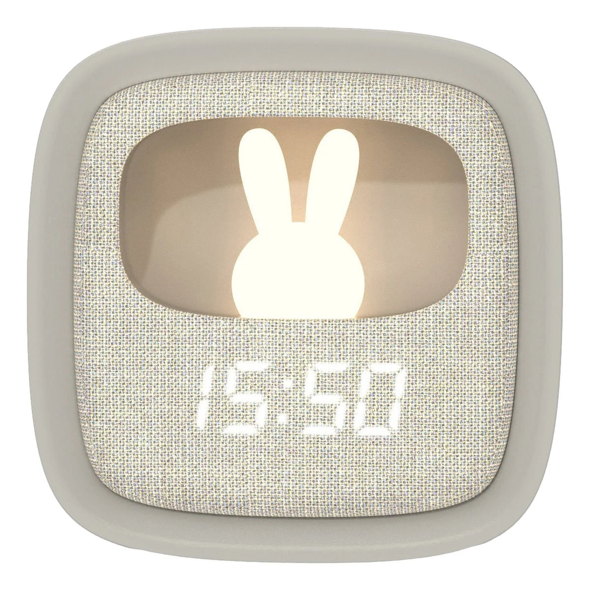 MOB Billy Grijs Klok En Nachtlampje BILLY-GR-01 3 MOB Billy Grijs Klok En Nachtlampje BILLY-GR-01