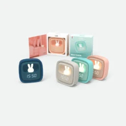 MOB Billy Grijs Klok En Nachtlampje BILLY-GR-01 9 MOB Billy Grijs Klok En Nachtlampje BILLY-GR-01 -Bekend Babyartikelen Winkel mob billy klok en nachtlampje sfeer 2 2