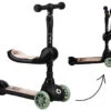 Momi Kiuru Black 2-in-1 Step/Loopfiets HUBA00035 -Bekend Babyartikelen Winkel momi kiuru black 2 in 1 step loopfiets huba00035 1